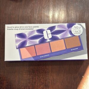 Clinique All-in-One Face Palette - Pink, Orange, Brown